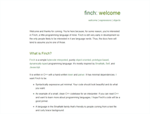 Tablet Screenshot of finch.stuffwithstuff.com