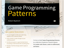 Tablet Screenshot of gameprogrammingpatterns.stuffwithstuff.com